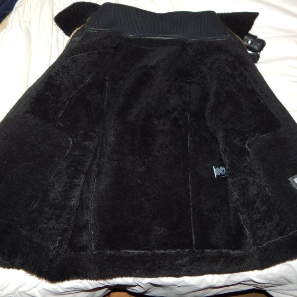 Balmain Double Zipper Men's Shearling coat - Picture 4 of 8